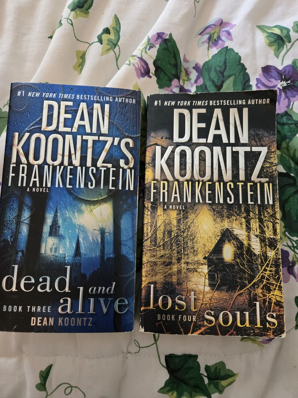 Frankenstein Book Set - Red & Purple Covers (Prodigal Son / City of Night)